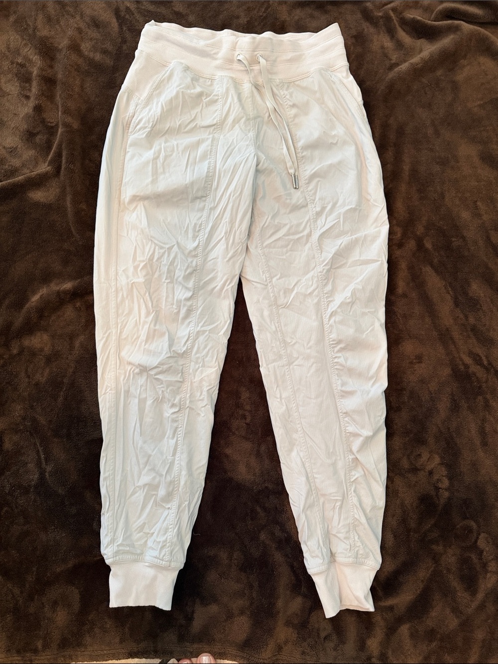 lululemon athletica White Track Joggers